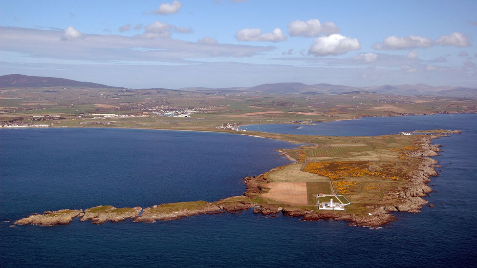 Langness Bay in the Isle of Man perfect for Kayaks