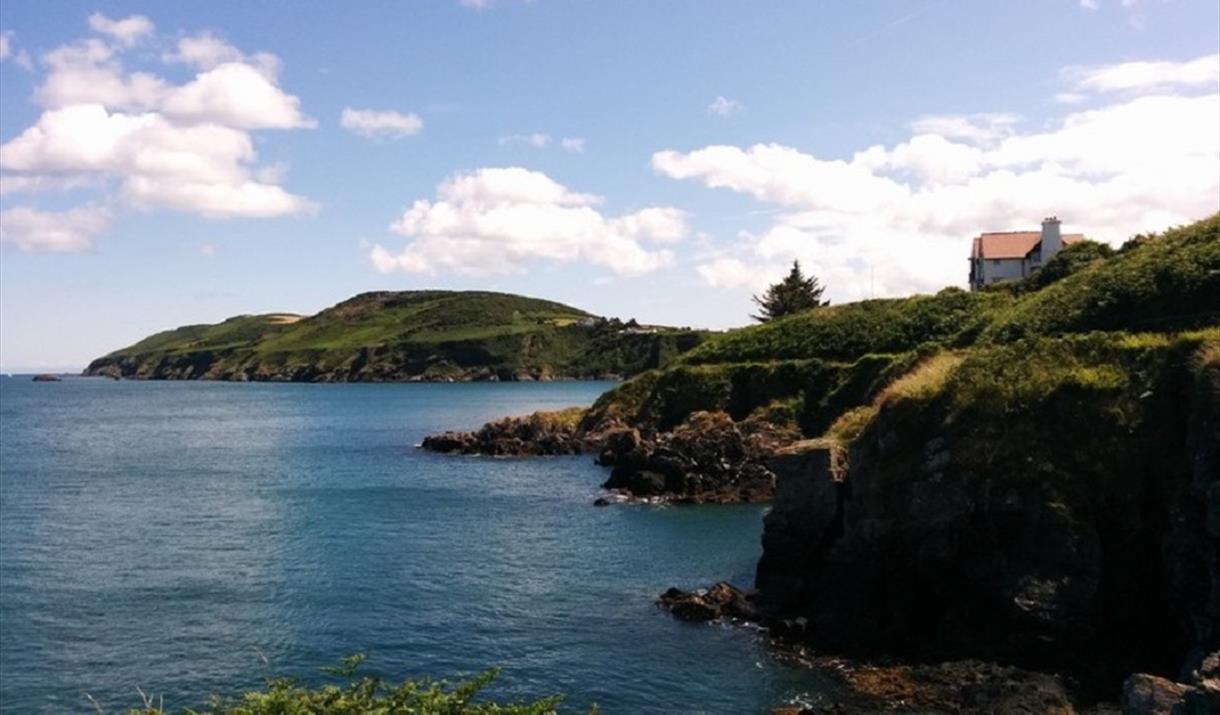Maughold is the east coast of the Isle of Man