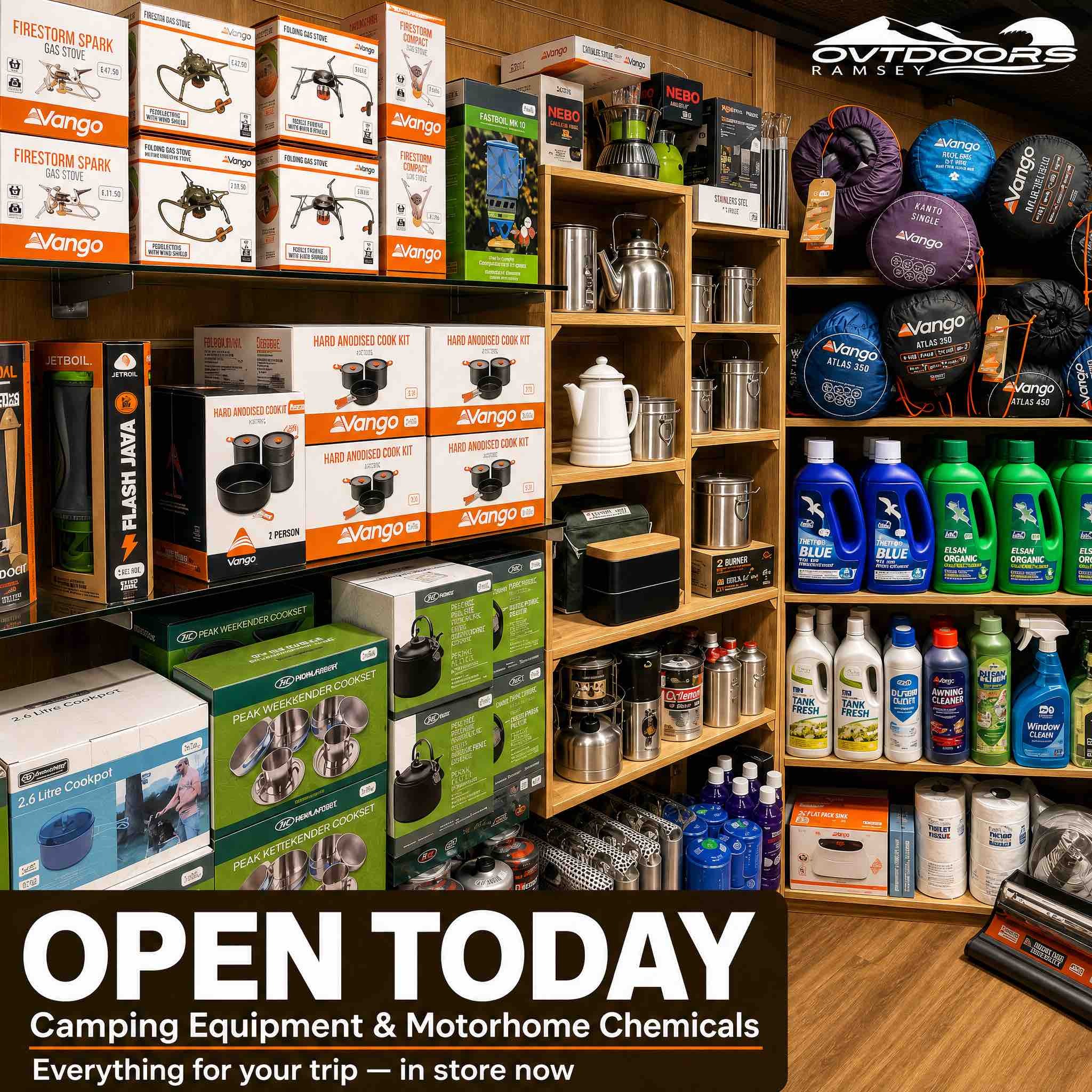 Camping Equipment Ramsey Isle of Man We're OPEN for Isle of Man TT Races